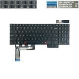  Bàn phím Lenovo Legion 5 15IRX10 US 5CB1S24087 Phím đen Chữ trắng Đèn Số Nút AI Không khung (cáp đèn 4 chân) & Legion 5 15AHP10 15IAX10 15AKP10 15ADR10 Y7000 R7000 IRX10 năm 2025 NSK-6AN0BT (ORG +) 
