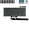 Bàn phím Lenovo Yoga Slim 7 14AKP10 SN3C13B01 US Phím ghi Chữ trắng Đèn phím Copilot Không khung & Yoga Slim 7 14ILL10 SN21Q46067 5CB1P85686 (ORG +)