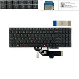  Bàn phím Lenovo ThinkPad E16 Gen 2 US 5M11N99906 Phím đen Chữ trắng Đèn Số nút AI Chuột Không khung SN21K54356 (ORG +) 