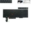  Bàn phím Lenovo ThinkPad P15S GEN 2 5N21B08414 US Phím đen Chữ trắng Đèn Nút chuột kèm Khung & T15 GEN 2 SN21B08303 (ORG +) 