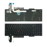  Bàn phím Lenovo ThinkPad P15S GEN 2 5N21B08414 US Phím đen Chữ trắng Đèn Nút chuột kèm Khung & T15 GEN 2 SN21B08303 (ORG +) 