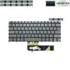  Bàn phím Lenovo IdeaPad S340 13IML US 102-019A5LHA01 Phím ghi Chữ trắng Đèn Không khung & XiaoXin 13IML năm 2019 2020 S340 13 Yoga 14SITL (ORG +) 