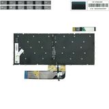  Bàn phím Lenovo IdeaPad S340 13IML US 102-019A5LHA01 Phím ghi Chữ trắng Đèn Không khung & XiaoXin 13IML năm 2019 2020 S340 13 Yoga 14SITL (ORG +) 