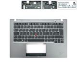  Bàn phím Lenovo ThinkPad T14S Gen 2 UK 5M11A37852 Phím đen Chữ trắng Chuột Kèm vỏ C Ghi kim loại (ORG +) 