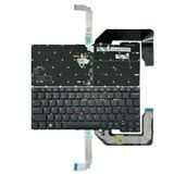  Bàn phím Lenovo Thinkpad X13 Gen 4 Type 21EX 21EY B0D9267K62 US Phím đen Chữ trắng Đèn Chuột Không khung & 22C62411-FPC (ORG +) 