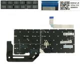  Bàn phím Lenovo Thinkpad X13 Gen 4 US SN21J81074 Phím Ghi đậm Chữ trắng Đèn Chuột Không khung & Thinkpad X13 Yoga Gen 4 SN3B00B00 Type 21EX 21EY (ORG +) 