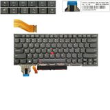  Bàn phím Lenovo ThinkPad X1 Carbon Gen 7 US SN20R55563 Phím đen Chữ trắng Đèn Chuột không khung năm 2019 & Thinkpad X1 Carbon Gen 8 SN20W73689 (HCP +) 