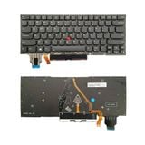  Bàn phím Lenovo ThinkPad X1 Carbon Gen 7 US SN20R55563 Phím đen Chữ trắng Đèn Chuột không khung năm 2019 & Thinkpad X1 Carbon Gen 8 SN20W73689 (HCP +) 