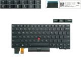  Bàn phím Lenovo ThinkPad X280 01YP200 US Phím đen Chữ trắng Đèn Kèm khung đen Chuột & A285 X390 X395 (ORG +) 