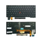  Bàn phím Lenovo ThinkPad X280 01YP200 US Phím đen Chữ trắng Đèn Kèm khung đen Chuột & A285 X390 X395 (ORG +) 