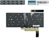  Bàn phím MSI Stealth 14 Studio A13VF Song ngữ Nga L6580L3R6U36 Phím đen Chữ trắng Đèn RGB Nút nguồn không khung Tai ốc to & MSI Modern C5M C11M Stealth 14 Studio MS-14K1 2023 V211322EK1-RU (ORG +) 