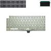  Bàn phím Macbook Pro 14 M1 A2442 US Phím đen Chữ trắng Đèn Không khung năm 2021 & Pro 16 A2485 (ORG +) 