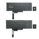  Bàn phím MSI Pulse 15 B13VFK US 4H+NK101.081 Phím đen Chữ trắng Đèn RGB Nút AI Nút nguồn Không khung Cáp LED 16pin & Cyborg 15 Air A12V Pulse 15 B13VGK (MS-1585) (ORG +) 