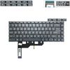  Bàn phím MSI Modern 14 B10MW NSK-FFABN US Phím ghi Chữ trắng Đèn Không khung & 9Z.NEVBN.A01 (ORG +) 