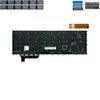  Bàn phím Samsung Galaxy Book Flex NT950QDA Song ngữ Hàn NSK-88ABN.US.A06 Phím Ghi đậm Chữ trắng Đèn Số Không khung & NT950QDC BA59-04527B (ORG +) 