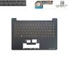  Bàn phím Toshiba Satellite Pro C40H V6507B US Phím đen Chữ trắng Nút nguồn kèm C Xanh đậm Nhựa & C40 C40G C40J (ORG +) 