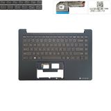  Bàn phím Toshiba Satellite Pro C40H V6507B US Phím đen Chữ trắng Nút nguồn kèm C Xanh đậm Nhựa & C40 C40G C40J (ORG +) 