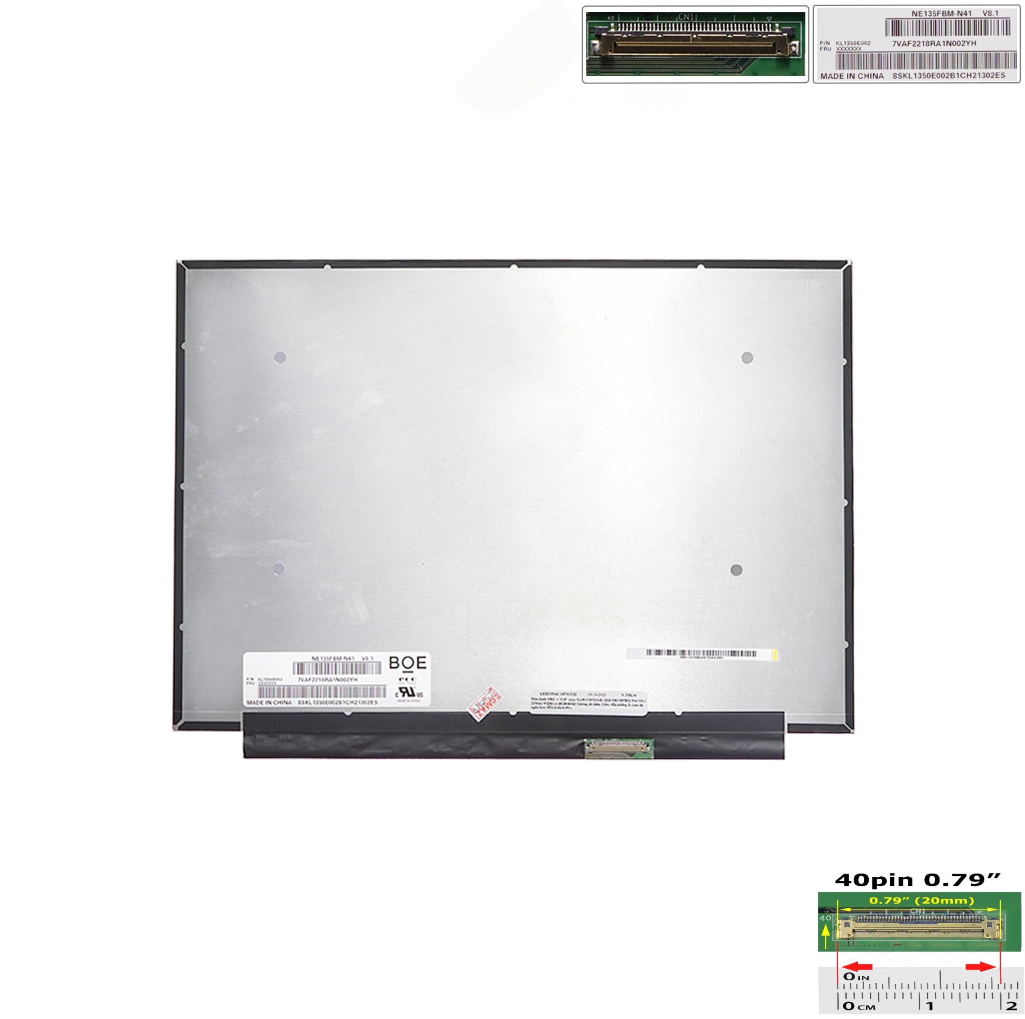  Màn hình 13.5 Acer Swift 3 SF313 52 NE135FBM-N41 V8.1 QHD 2256x1504 60HZ Gương 40 chân Không ốc Cao áp ngắn Tràn viền năm 2020 (ORG +) 