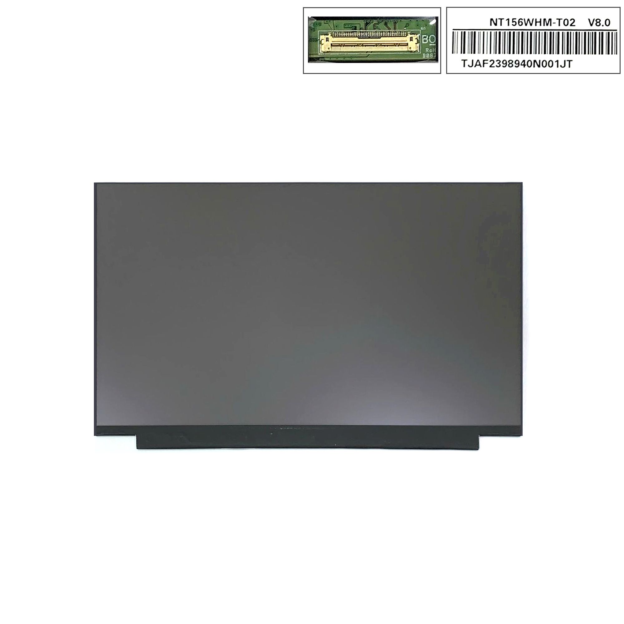  Màn hình 15.6 Lenovo IdeaPad 3 15IML05 NT156WHM-T02 V8.0 1366x768 HD IPS 60HZ Thường 40 chân nhỏ Cảm ứng Oncell Tràn viền không ốc (ORG +) 