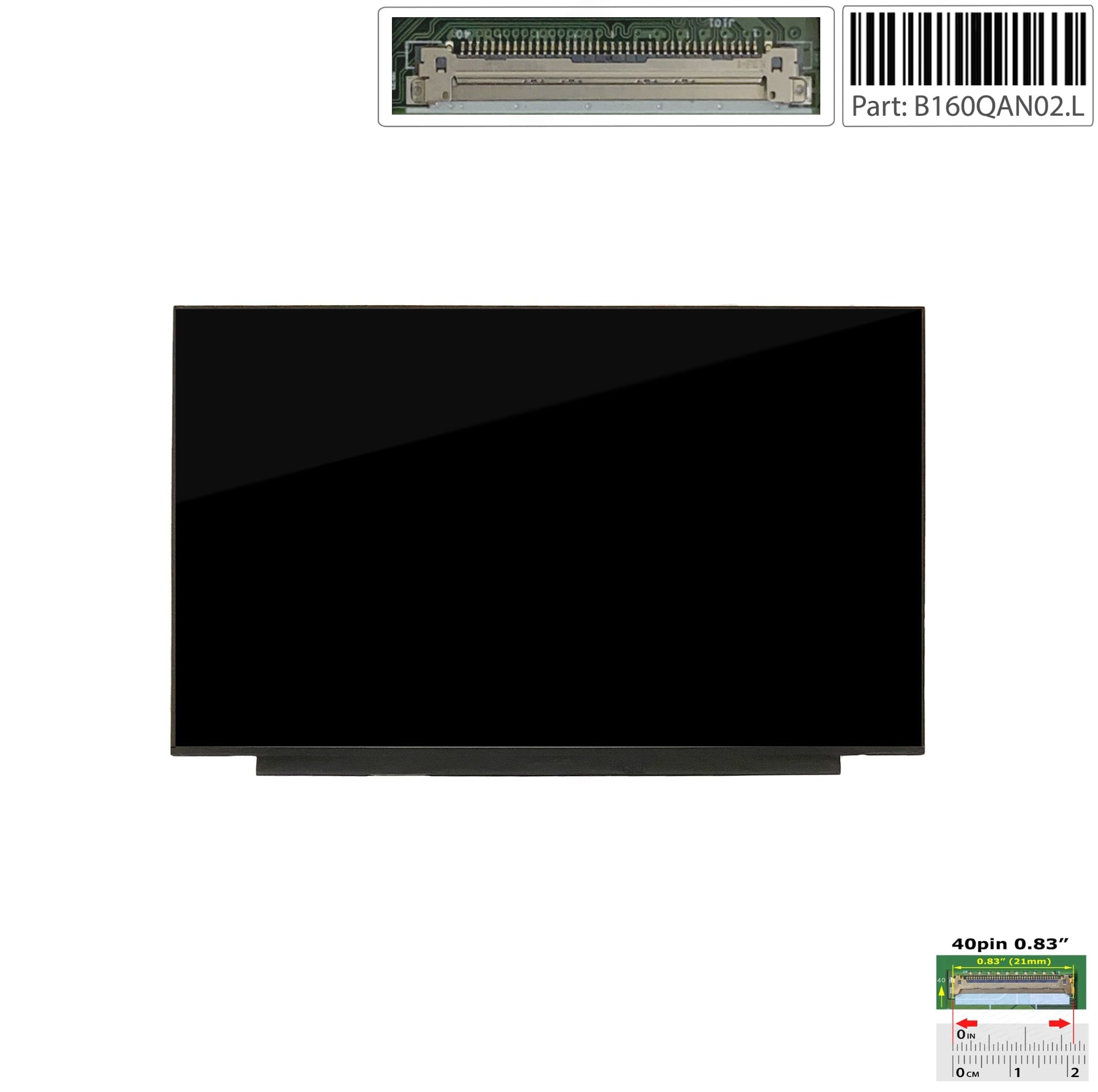  Màn hình 16.0 Lenovo IdeaPad 5 Pro 16 B160QAN02.L 2560px QHD 120HZ Thường 40 chân Tràn viền không ốc (ORG +) 