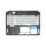  Vỏ C Asus Tuf Gaming FX86 F13N15JA0801 US Đen Nhựa Vân sần có cổng tản nhiệt (Type 1) & X86S FX86F FX86SF FX505 FX505G (ORG +) 