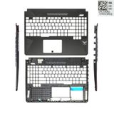  Vỏ C Asus Tuf Gaming FX86 F13N15JA0801 US Đen Nhựa Vân sần có cổng tản nhiệt (Type 1) & X86S FX86F FX86SF FX505 FX505G (ORG +) 
