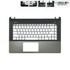 Vỏ C Asus K45 13GN8D1AP051-1 US Đen nhựa kê tay màu Ghi & R500V R500VM-MS71 13GN-5330P010 (ORG +)