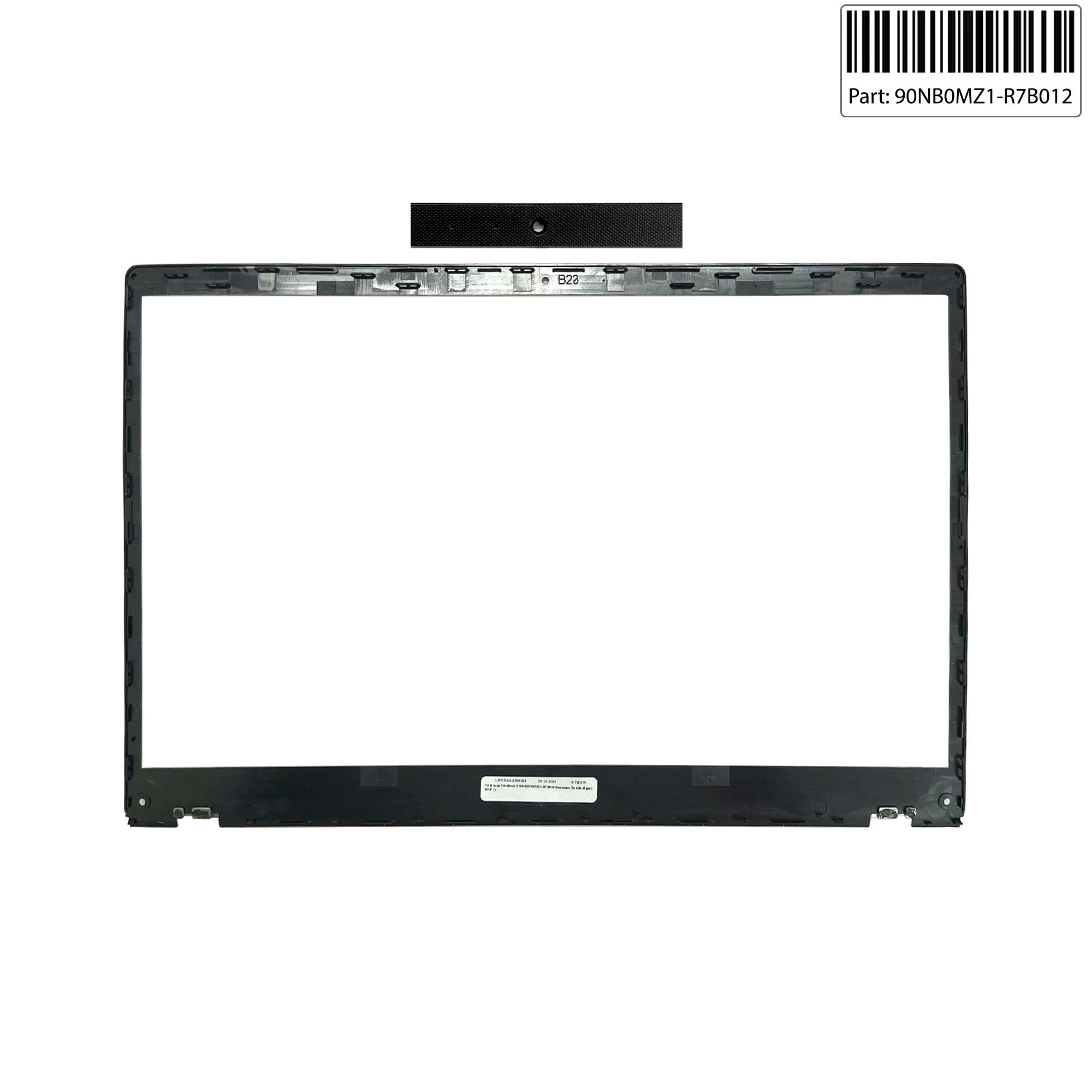  Vỏ B Asus VivoBook X509 90NB0MZ1-R7B012 Đen nhựa Ốp bản lề ghi ( HCP -) 
