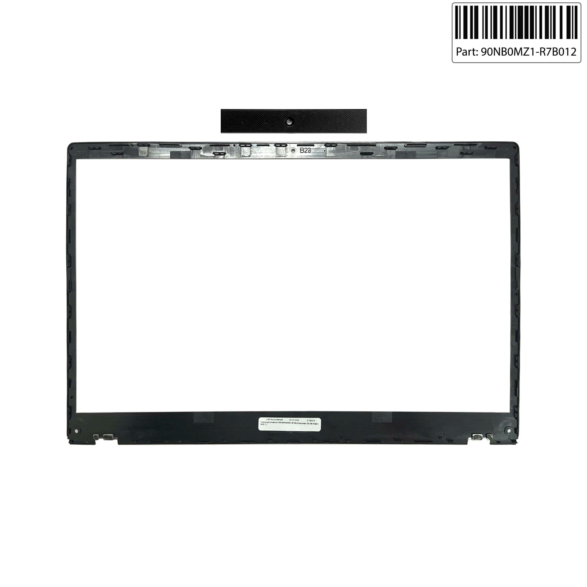 Vỏ B Asus VivoBook X509 90NB0MZ1-R7B012 Đen nhựa Ốp bản lề ghi ( HCP +) 
