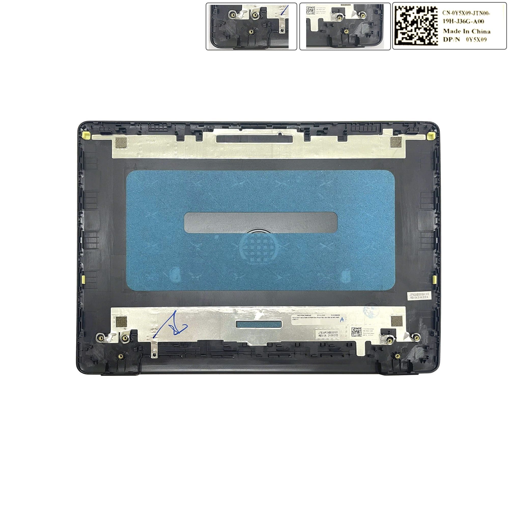  Vỏ A Dell Vostro 3400 0Y5X09 Đen Nhựa Vân lưới & Vostro 3401 3405 (ORG +) 