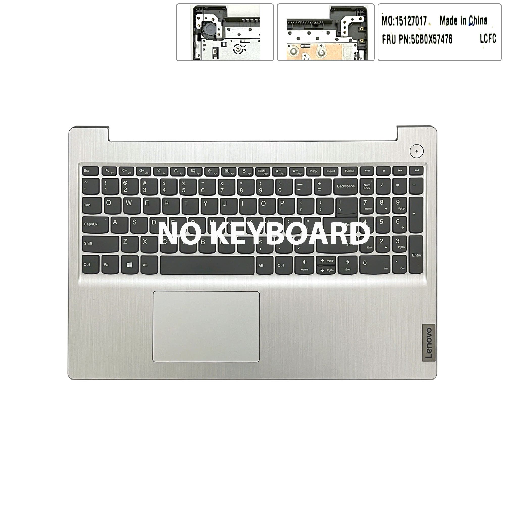  Vỏ C Lenovo IdeaPad 3 15IIL05 5CB0X57476 Bạc Nhựa Nút nguồn & 3 15ADA05 3 15ARE05 3 15IGL05 3 15IML05 (ORG -) 
