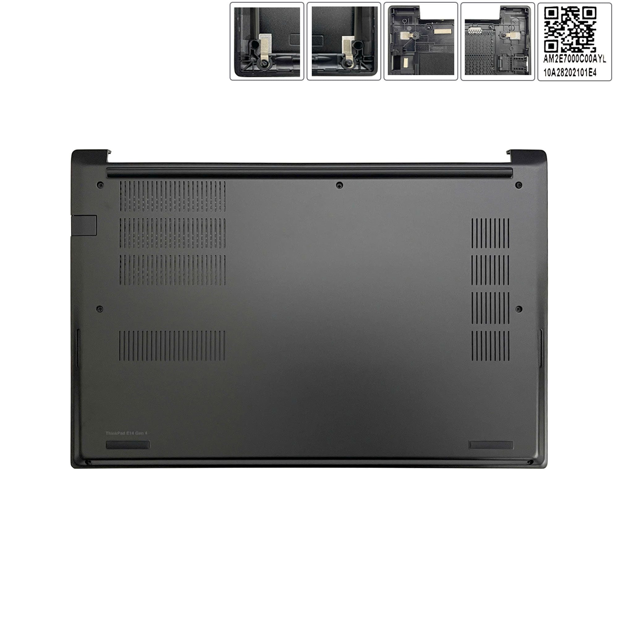  Vỏ D Lenovo ThinkPad E14 Gen 4 5CB1H81750 Đen Kim loại Đế cao su & AM2E7000C00 (ORG +) 