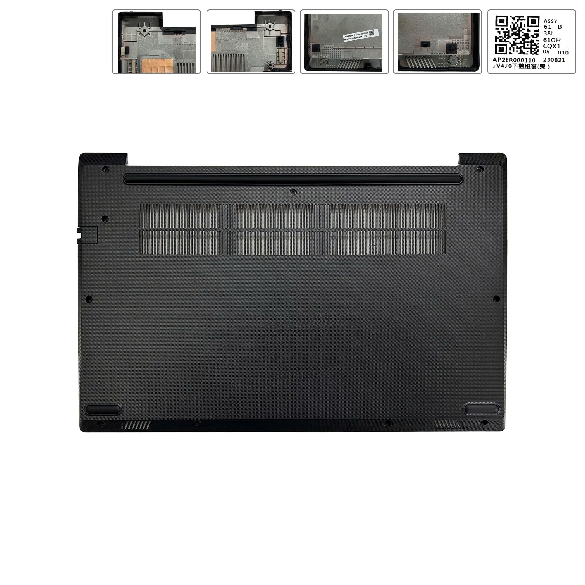  Vỏ D Lenovo V14 G3 IAP AP2ER000110 Đen nhựa Vân lưới Đế cao su & V14 G2 IAP (ORG +) 