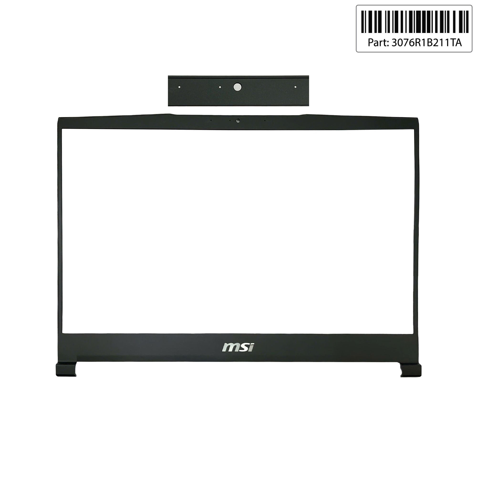  Vỏ B MSI GF Thin GF63 3076R1B211TA Đen Nhựa & GF65 8RC 8RD MS 16R1 16W1 MS 16W2 (ORG -) 