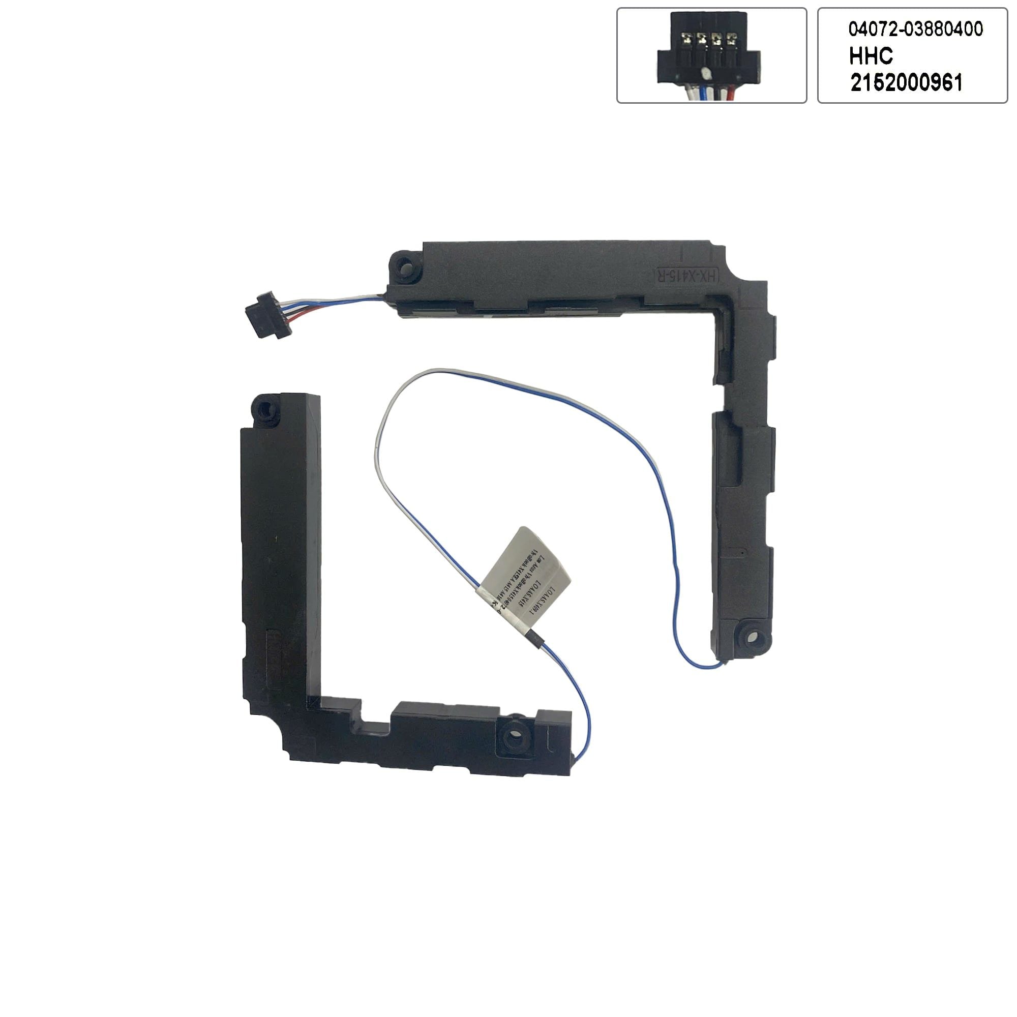  Loa Asus VivoBook X415 04072-03880400 Trái phải 4 chân đen & VivoBook X415EA A415 A416 K416 X415MA X415E X415JA X415J DN00NB02025 (ORG +) 