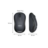  Chuột không dây Logitech M241 Than Chì tương thích Windows, macOS, Linux, Chrome OS 