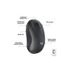  Chuột không dây Logitech M241 Than Chì tương thích Windows, macOS, Linux, Chrome OS 