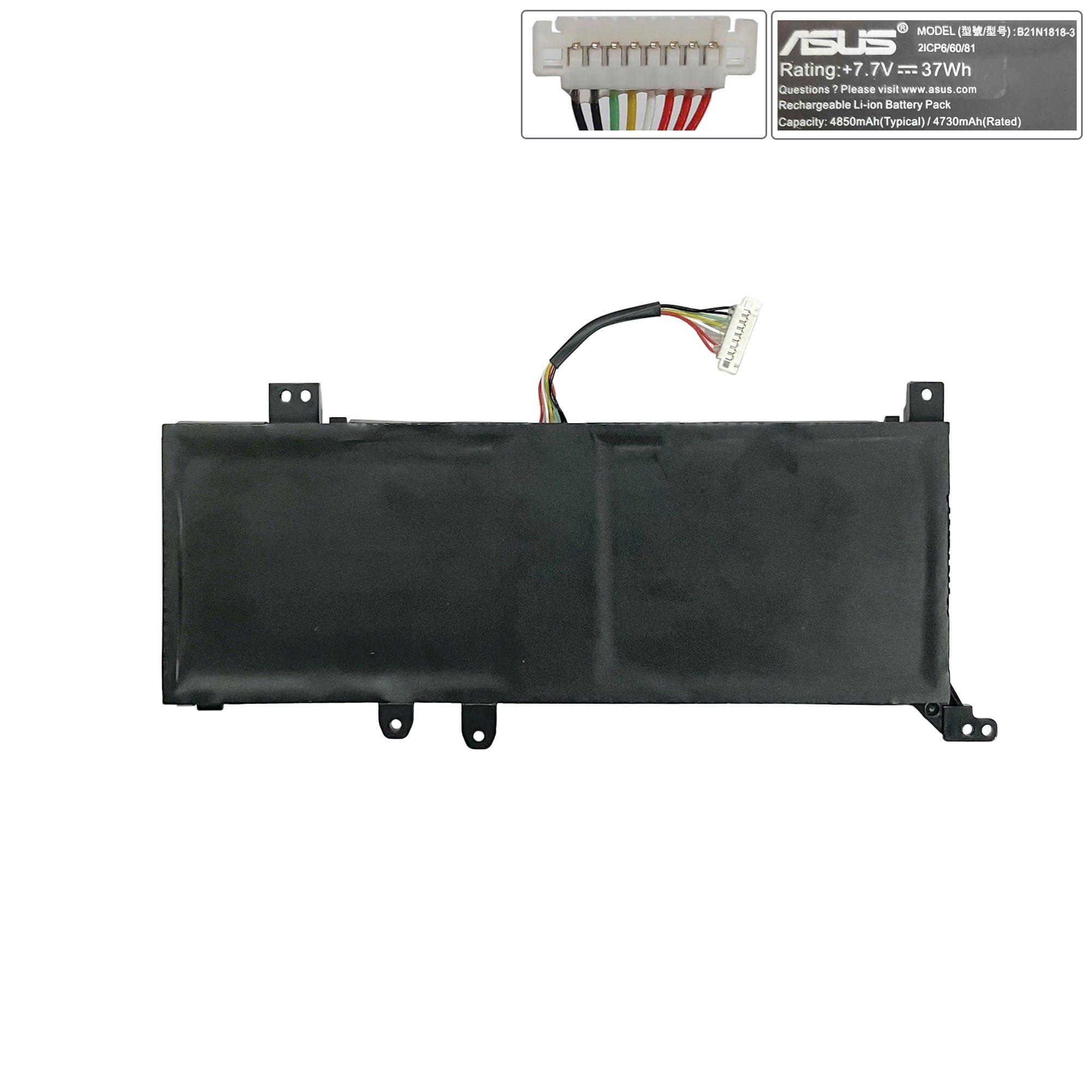  Pin Asus VivoBook X509 Usb C B21N1818-3 7,7V 37Wh 4850mAh & X509MA X509Japan A409UA X412 X412F X412FA X412FJ (ORG +) 
