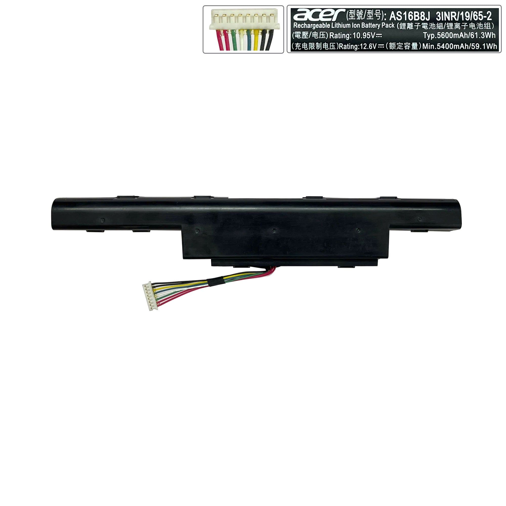  Pin Acer Aspire E5 575 AS16B8J 10.95V 51,3Wh 5800mAh & E15 F5 575 (ORG +) 