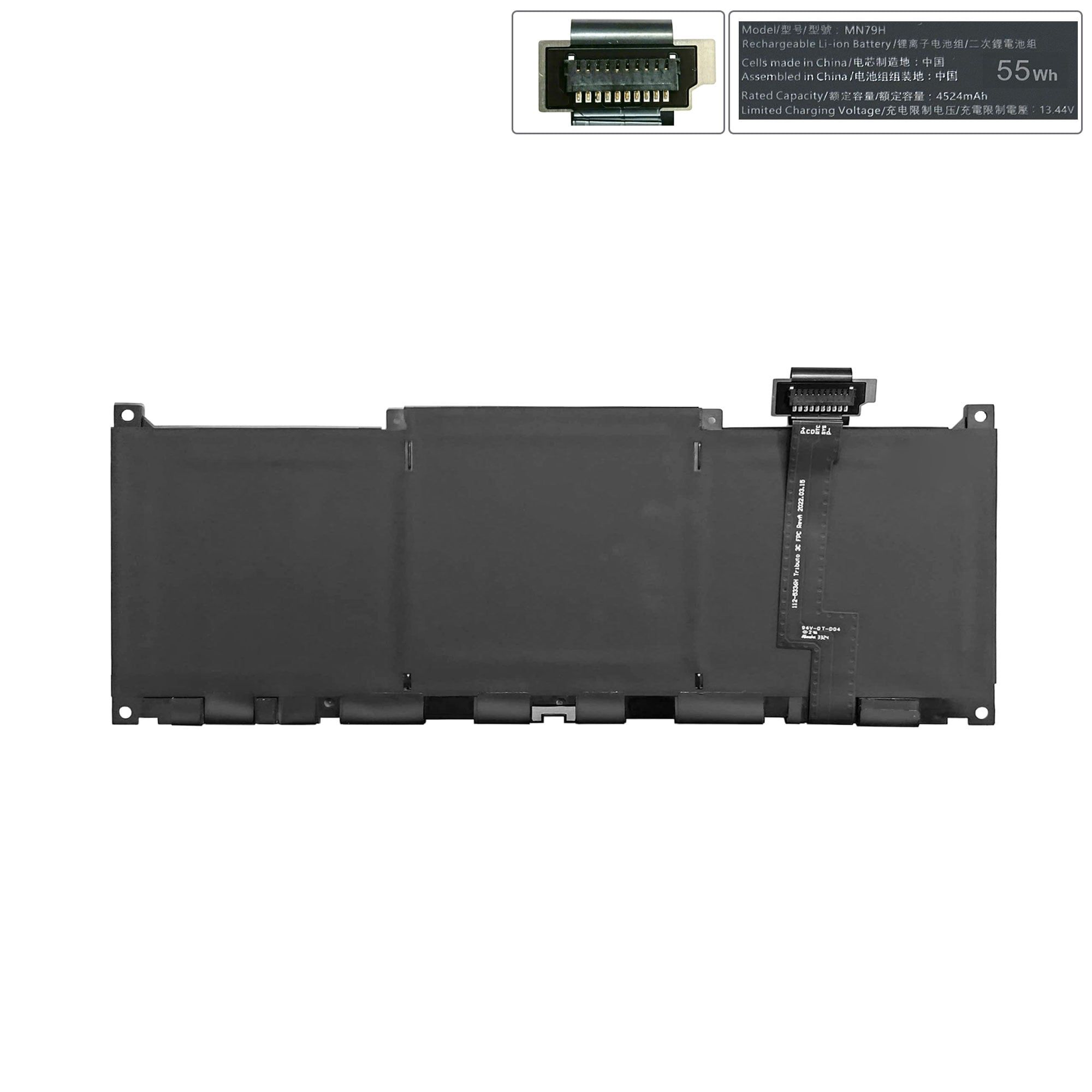  Pin Dell XPS 9320 MN79H 11,55V 55Wh 4762mAh (ORG +) 