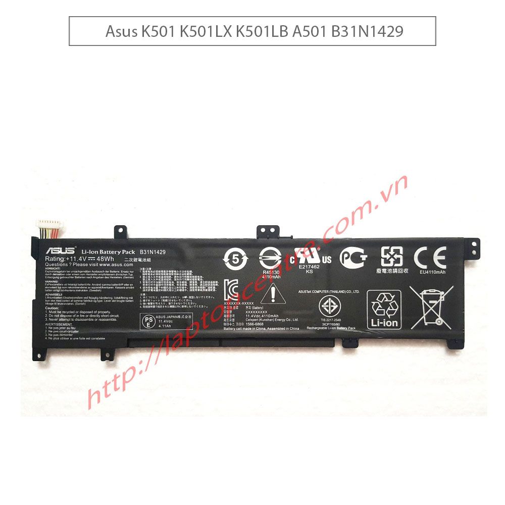  Pin Asus K53 A32 K53 10,8V 56Wh 5200mAh & K43 A53 K53 X43 X44H (ORG +) 