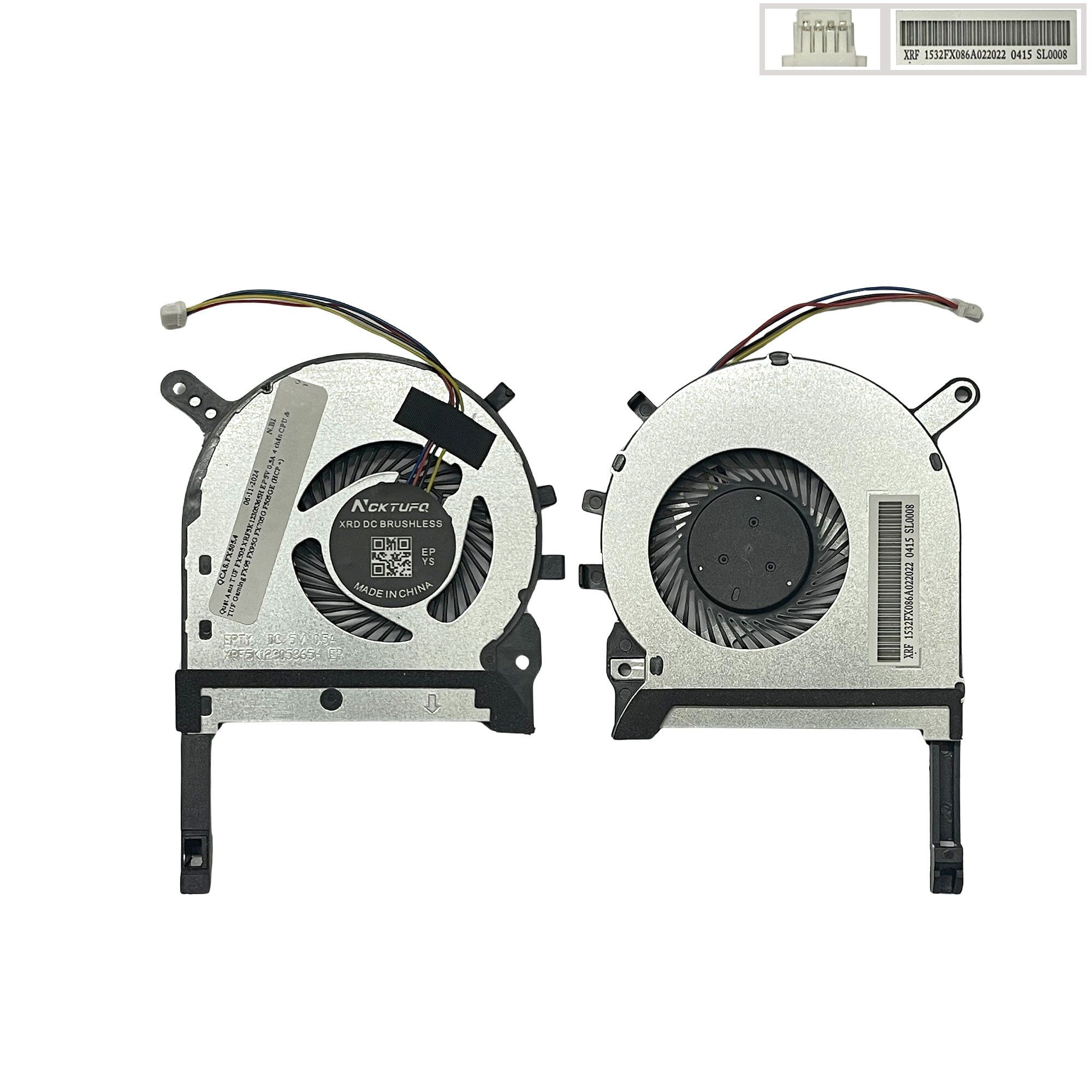  Quạt Asus Tuf FX505 XRF5K12305365H EP 5V 0,5A 4 chân CPU & Tuf Gaming FX95 FX95G FX705G F505GE (HCP +) 