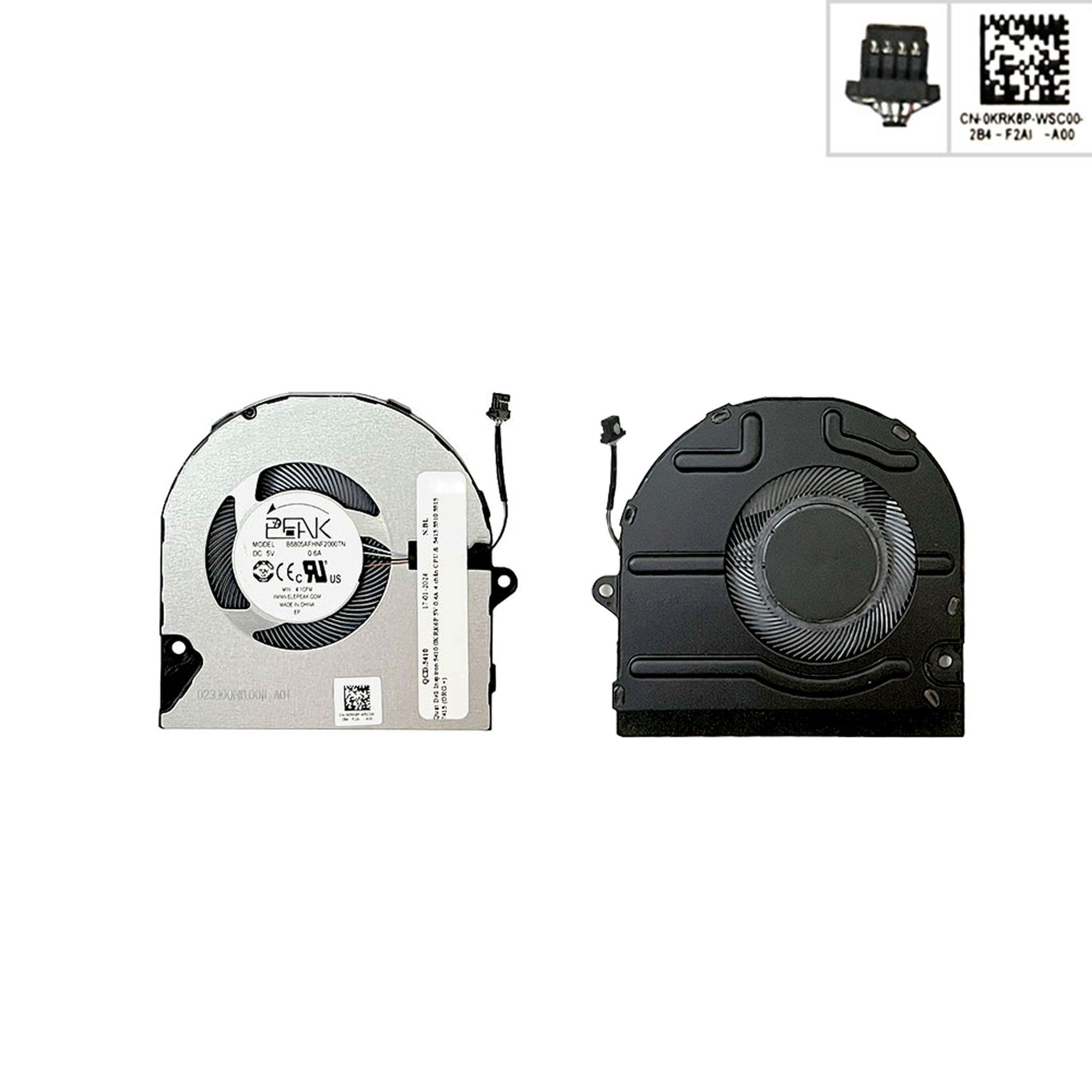  Quạt Dell Inspiron 5410 0KRK6P 5V 0,4A 4 chân CPU & 5415 5510 5515 7415 (ORG +) 