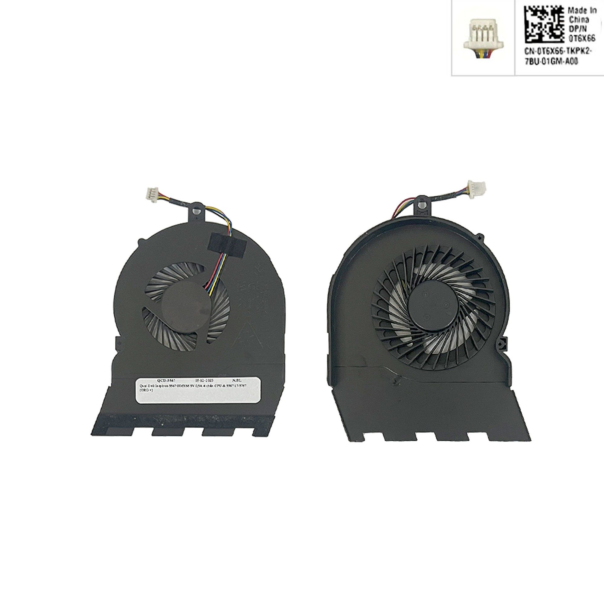  Quạt Dell Inspiron 5567 0T6X66 5V 0,5A 4 chân CPU & 5567 17 5767 (ORG +) 