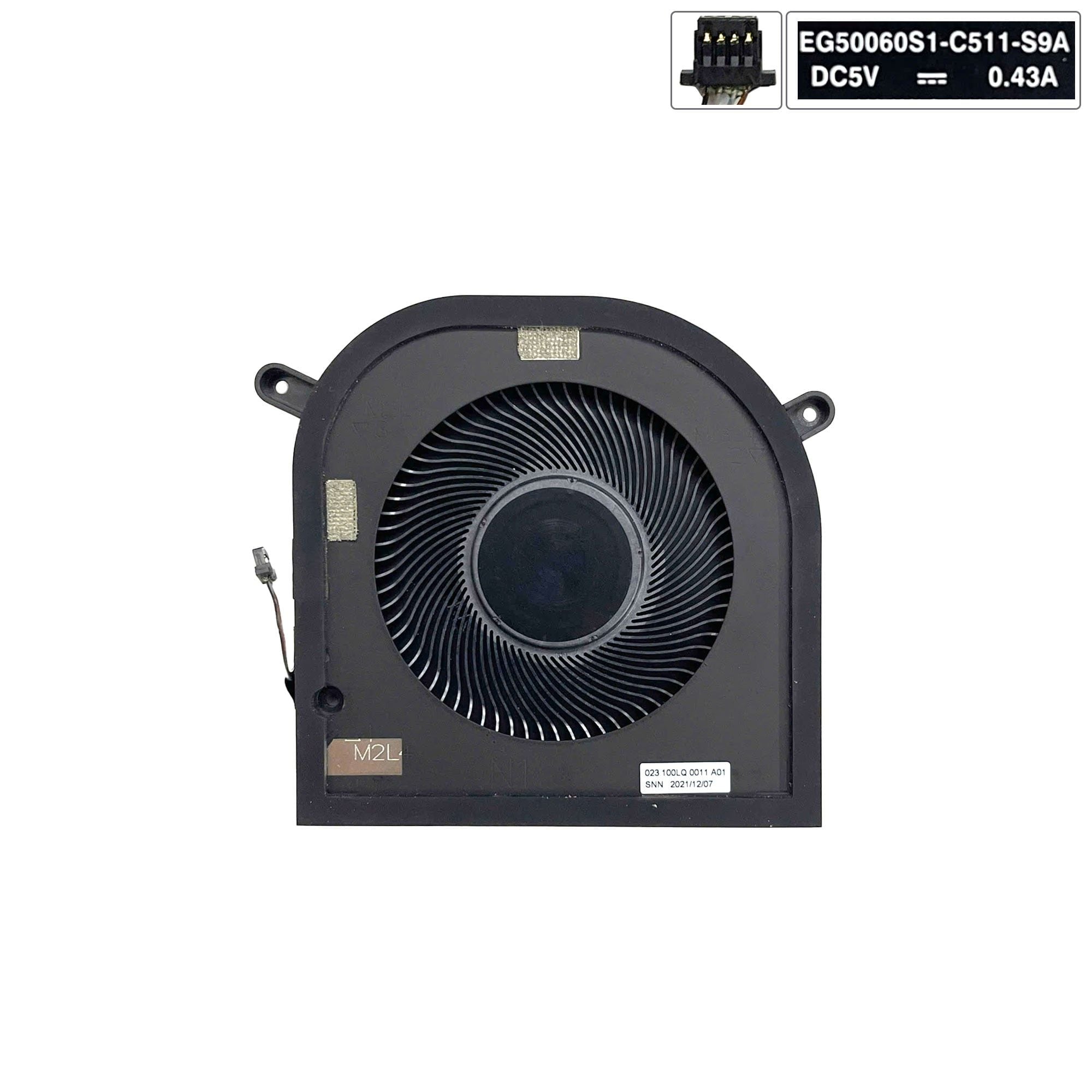  Quạt Dell XPS 17 9700 0C4YVP 5V 0,45A 4 chân CPU & XPS 9710 Precision 5750 (ORG +) 