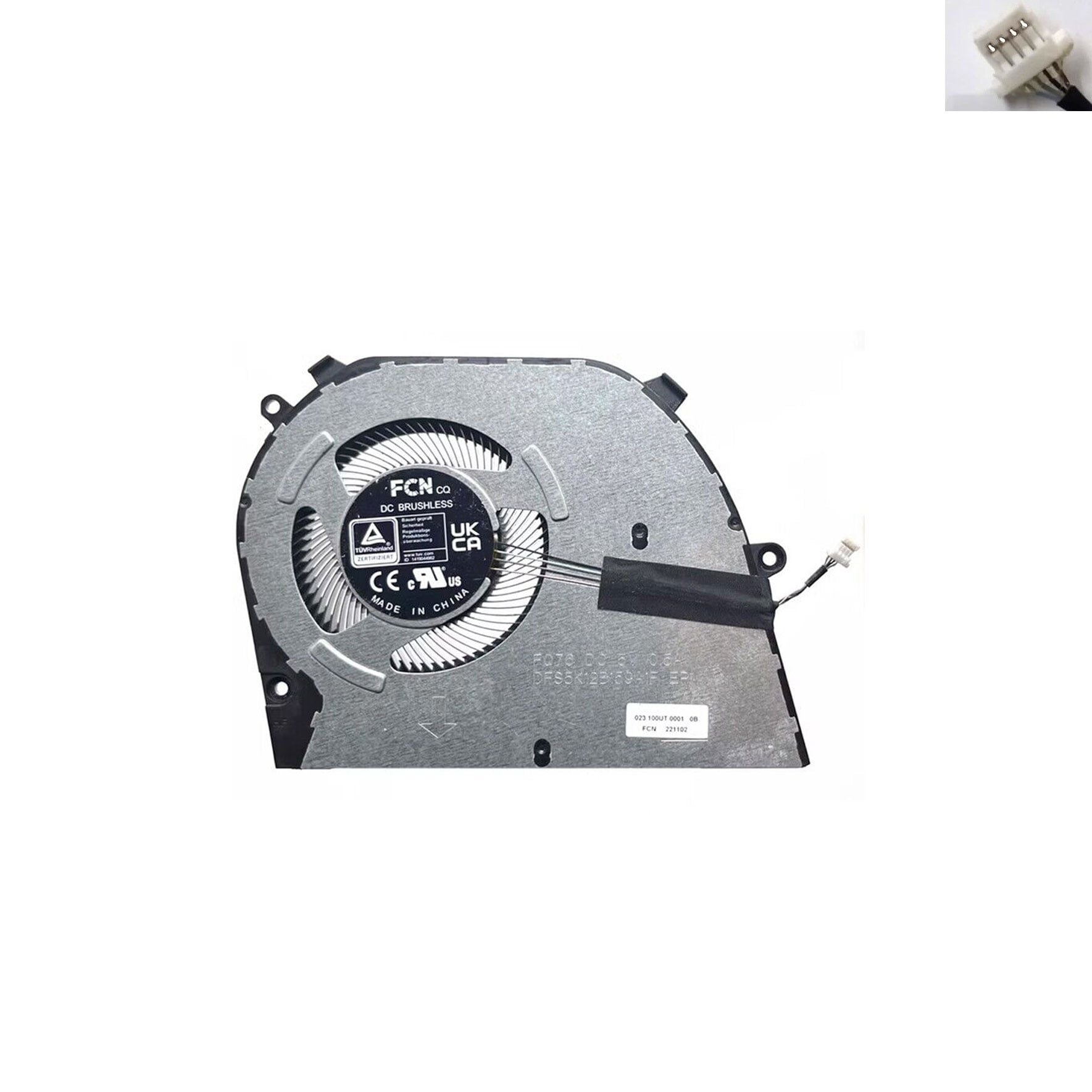  Quạt Dell Inspiron 16 5630 06WR1W 5V 0,5A 4 chân CPU & 5635 (ORG +) 