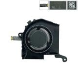  Quạt Dell Alienware X14 R1 0198CH 0.5V 0.8A 4 chân CPU & X14 R2 (ORG +) 
