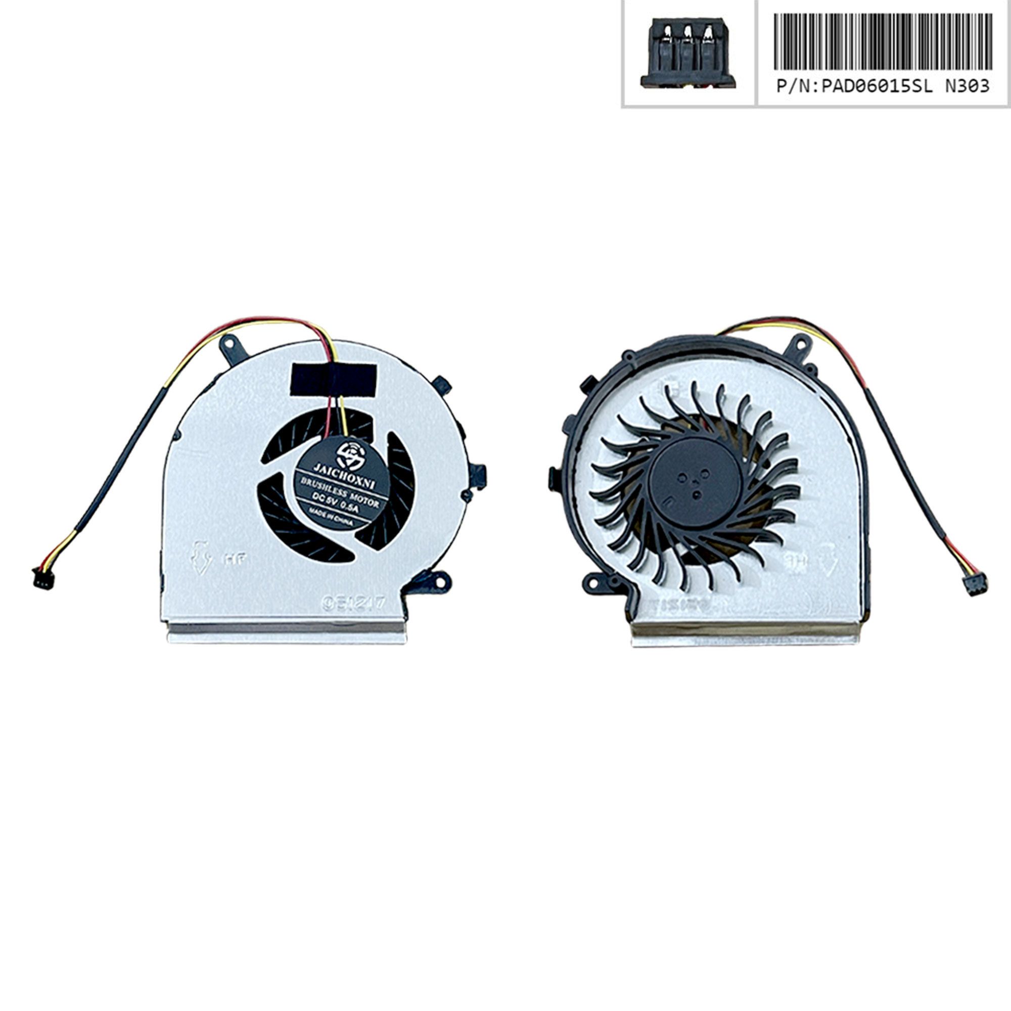  Quạt MSI GE Raider GE62 PAD06015SL N303 5V 0,55A 3 chân CPU & GE72 PE60 PE70 GL62 MS 1795 MS 1791 MS 16J2 (HCP +) 