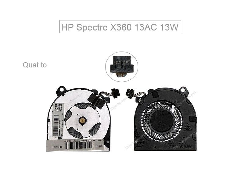  Quạt HP Spectre X360 13 AC 910376-001 5V 0,5A 4 chân CPU Quạt nhỏ & 13 W (ORG +) 