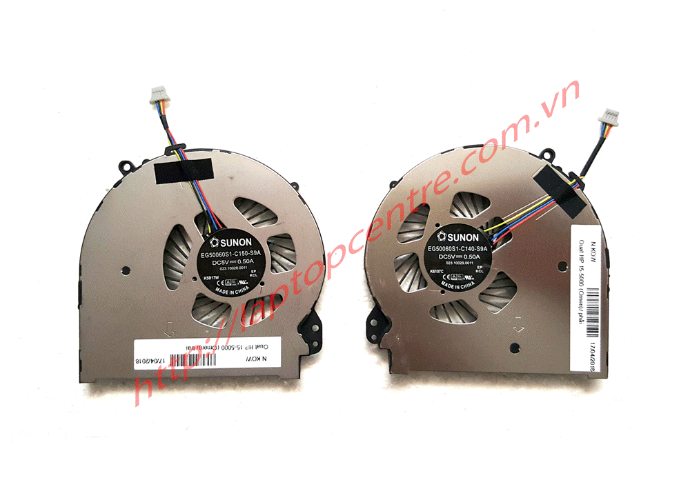  Quạt HP Omen 15 5000 EG50060S1-C150-S9A 5V 0,5A 4 chân CPU Quạt trái & 15 5000NA 15 5100 15T 5100 (ORG +) 